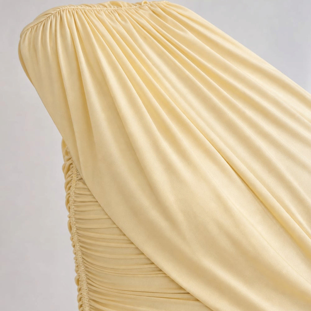 Maxi-Kleid One-Shoulder Asymmetrisch Umstandskleid – Vitolia