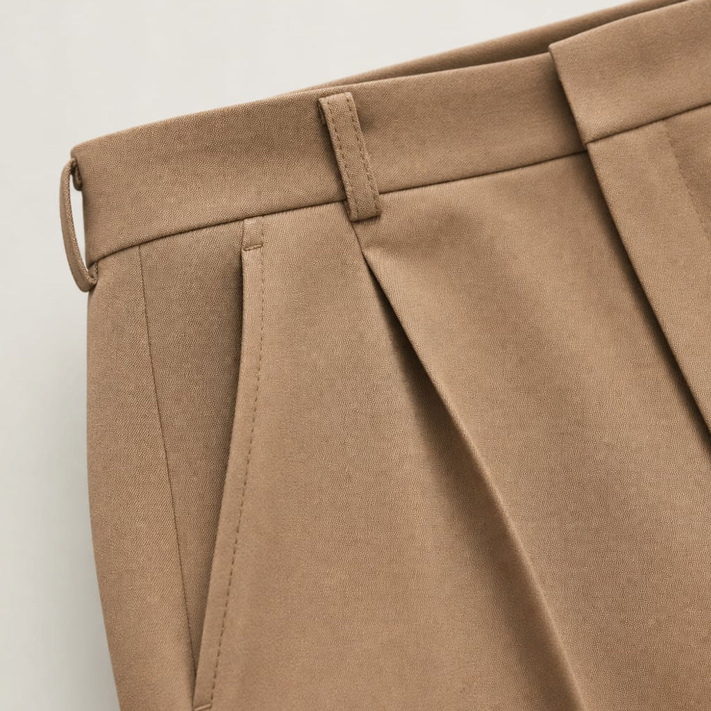 Weite Hose mit hohem Bund Sommer Schnitt – Vitolia