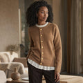 Gerhilt | Pullover aus Merinomischung mit Goldknöpfen – Produktfoto
