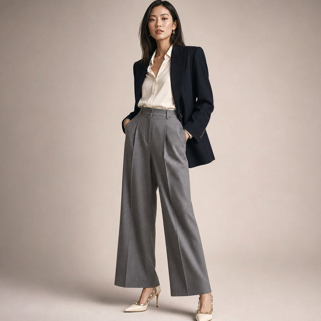 Gisele | Pumps mit Nietenbesatz und Knöchelriemen Elfenbein – Produktfoto