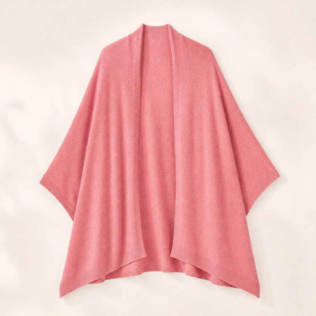 Imgard | Wollmisch-Schal mit weichem Fall Pink – Produktfoto