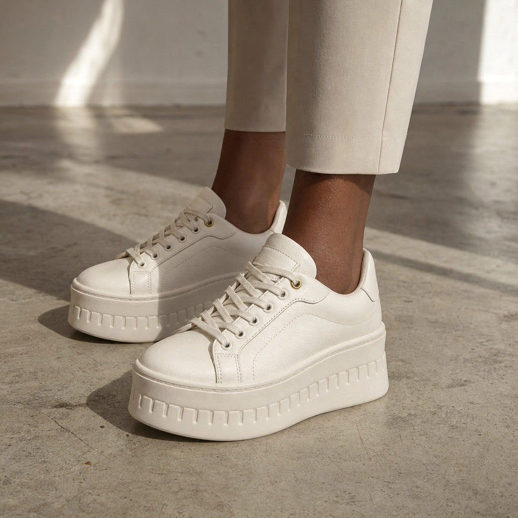 Irmela | Plateau-Sneaker mit Rillensohle – Produktfoto