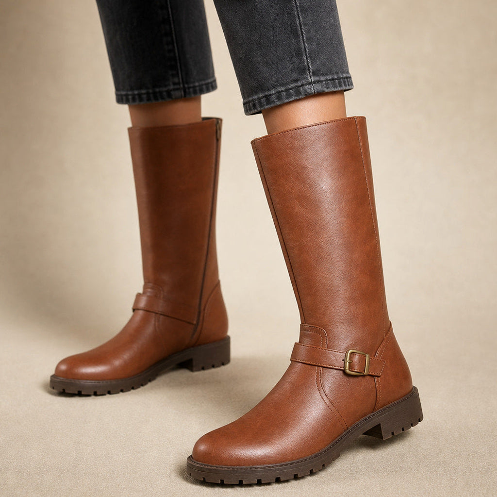 Kunigunde | Chelsea Boots mit gepolstertem Fußbett in Braun – Premium Editorial