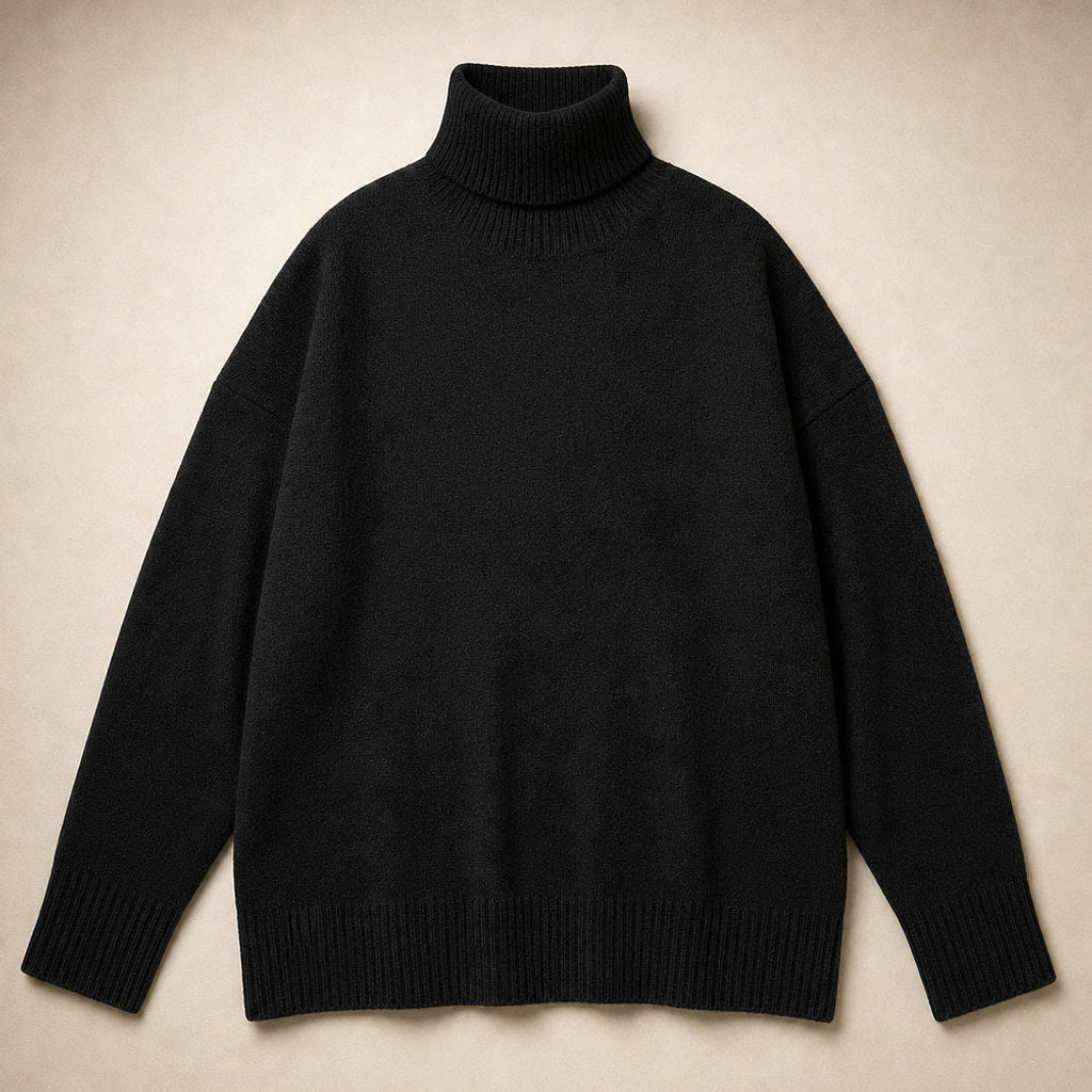 Machtilde | Rollkragenpullover Oversized mit Rippstrick – Produktfoto