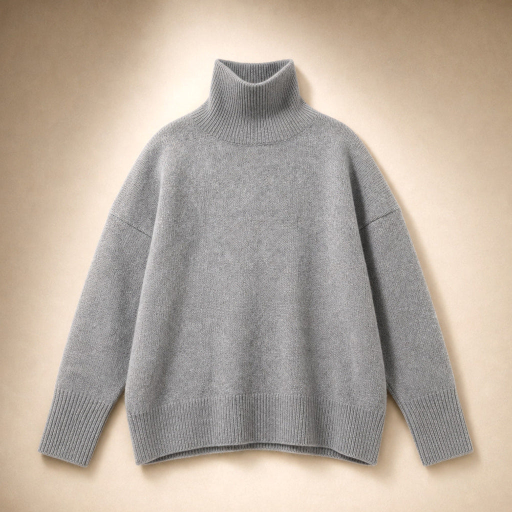 Machtilde | Rollkragenpullover Oversized mit Rippstrick – Produktfoto