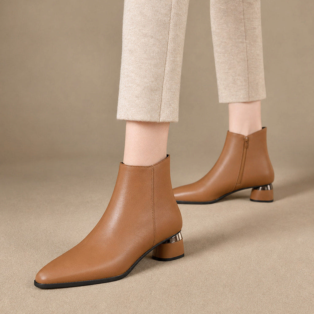 Merle | Chelsea Boots mit gepolstertem Fußbett in Braun – Premium Editorial