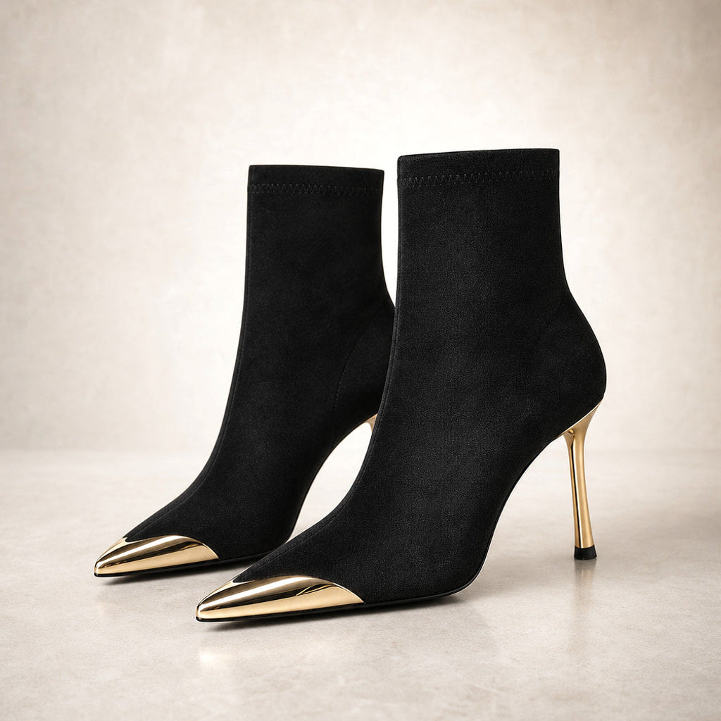 Reintraud | Chelsea Boots Plateau mit Goldkappe – Produktfoto