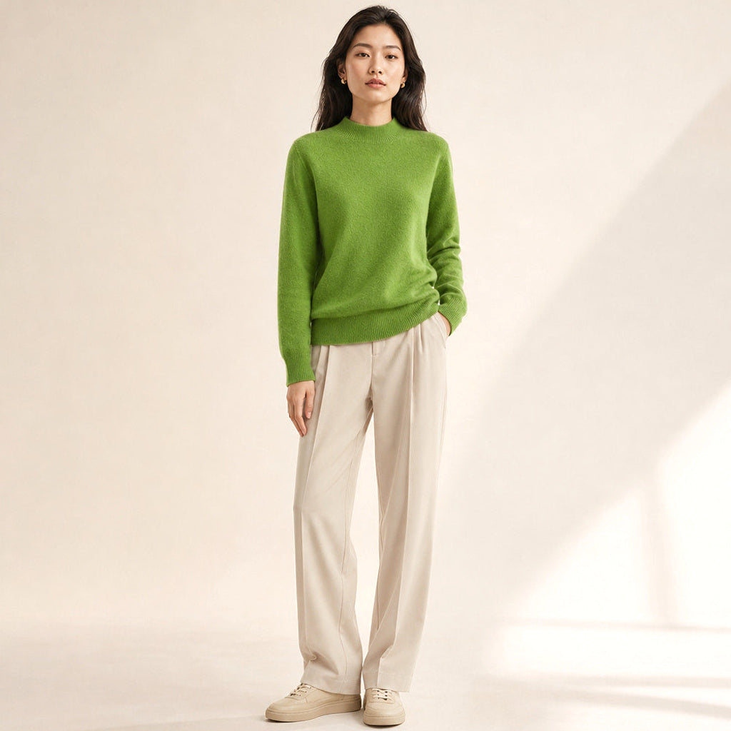 Rottrud | Feinstrickpullover mit Rundhalsausschnitt – Produktfoto