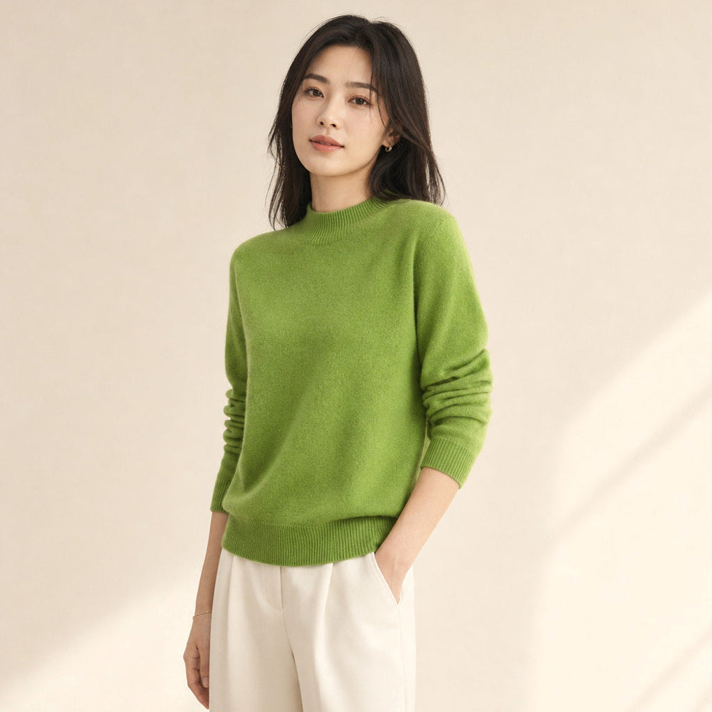 Rottrud | Feinstrickpullover mit Rundhalsausschnitt – Produktfoto