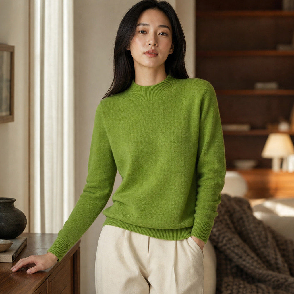 Rottrud | Feinstrickpullover mit Rundhalsausschnitt – Produktfoto