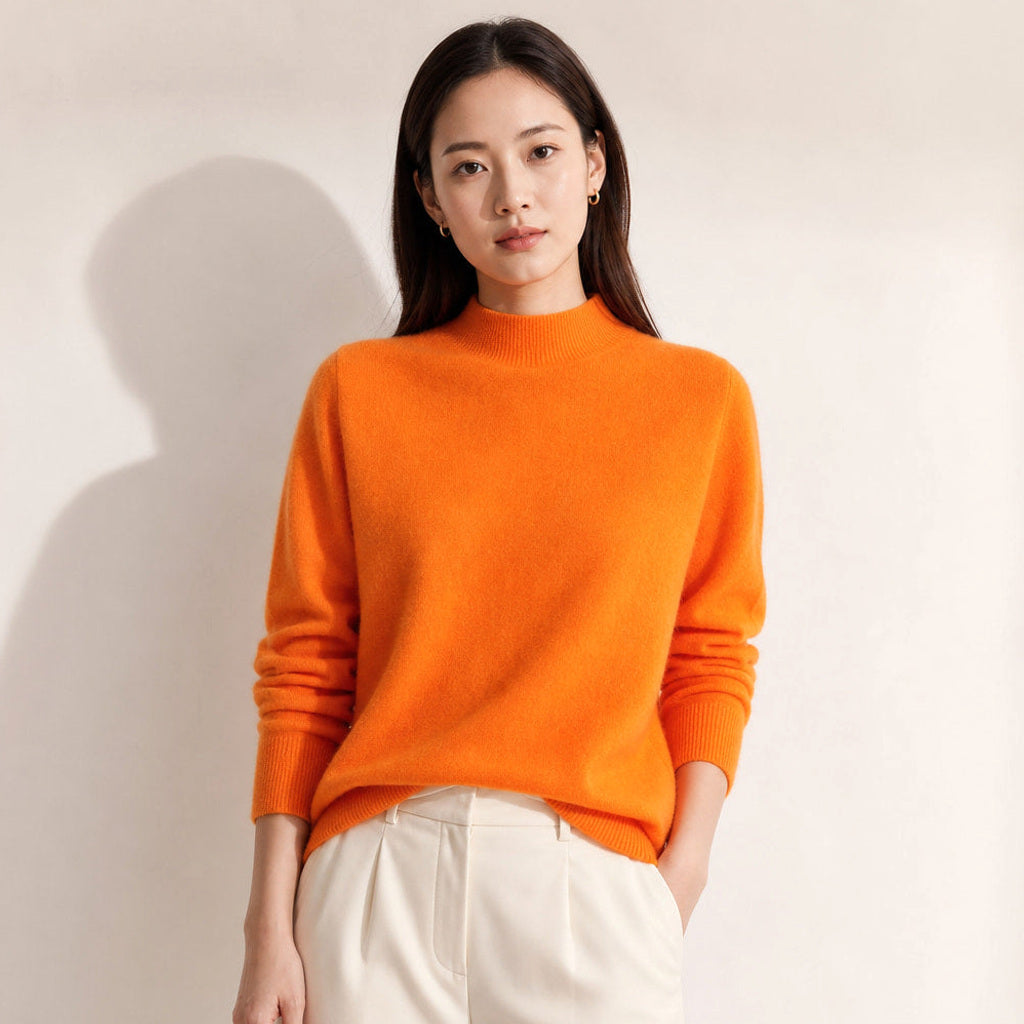 Rottrud | Feinstrickpullover mit Rundhalsausschnitt – Produktfoto