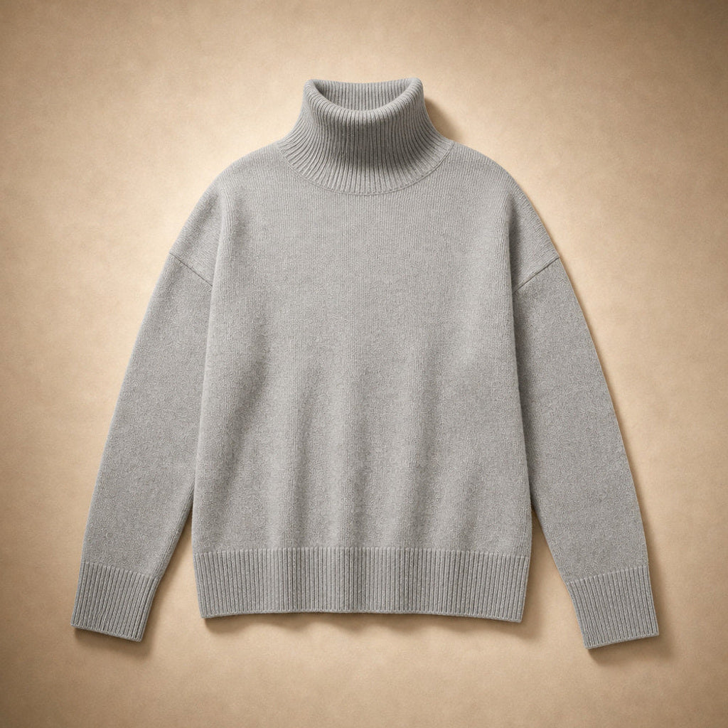 Sigwine | Feinstrick-Pullover mit Rundhals Grau – Produktfoto