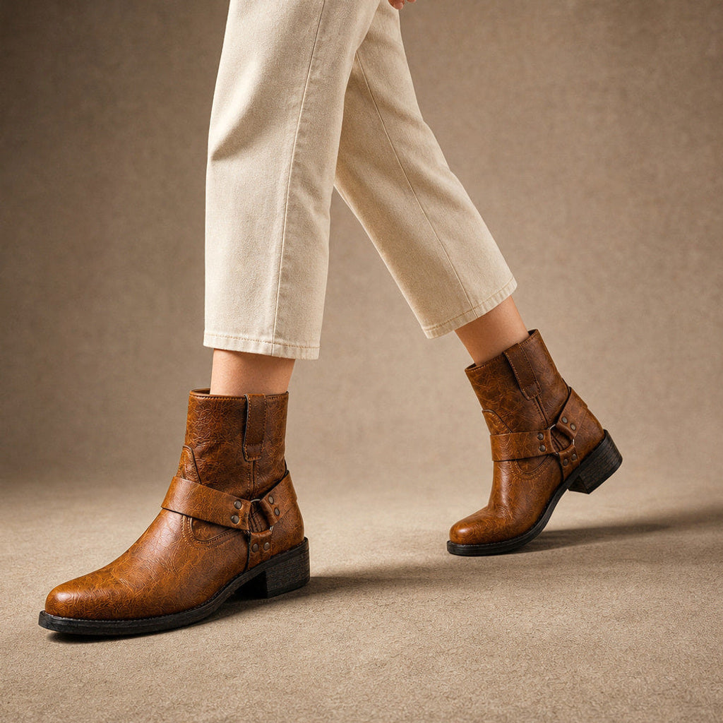 Solvike | Chelsea Boots aus Leder mit Vintage-Finish Braun – Produktfoto