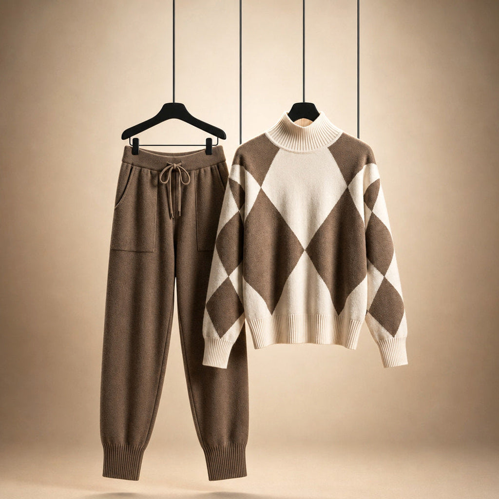Thodil | Strick-Set aus Schurwollmischung – Produktfoto