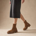 Ulrika | Chelsea Boots mit Rippschaft und Blockabsatz – Produktfoto
