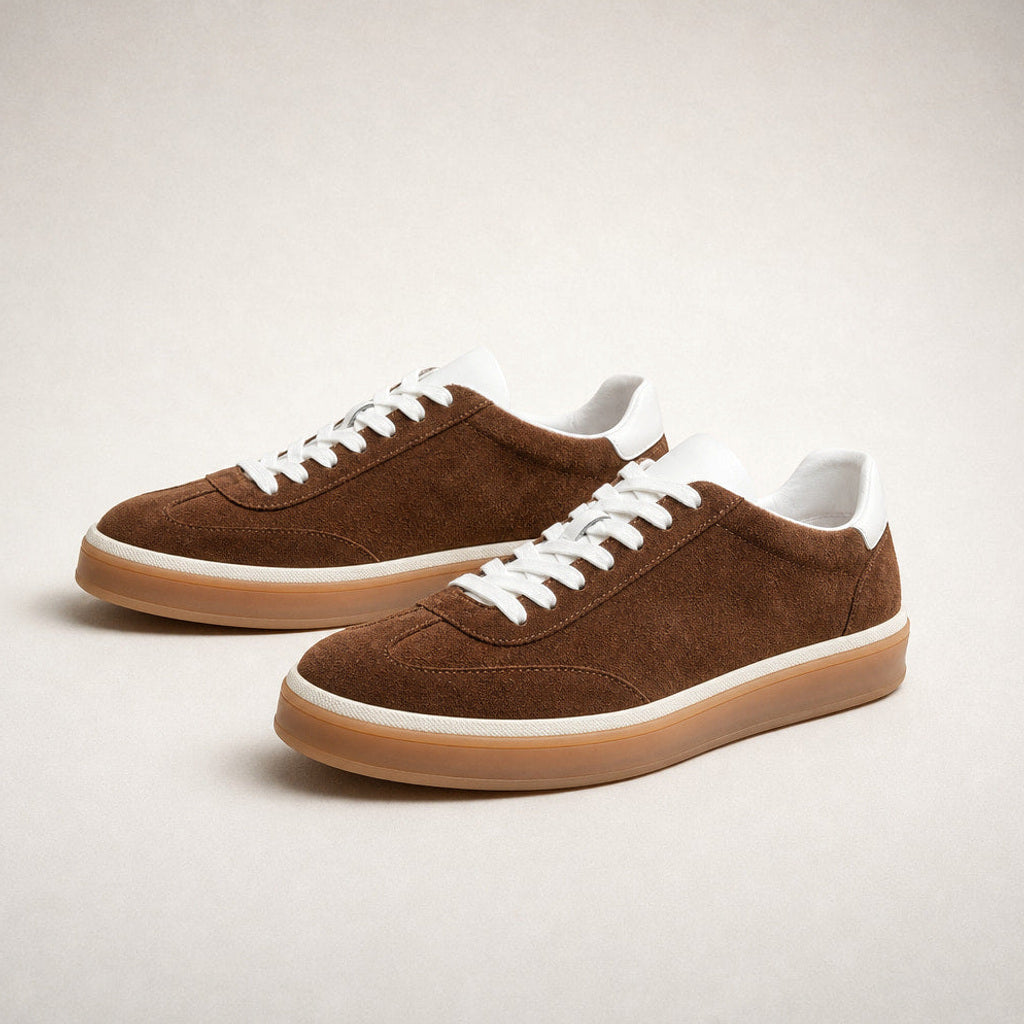 Waldtraud | Plateau Sneaker mit Gummisohle Braun Braun – Produktfoto