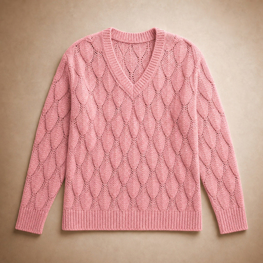 Waltrud | Pullover mit V-Ausschnitt Relaxed Fit – Produktfoto